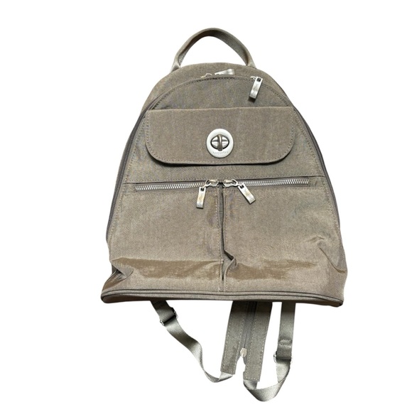 Baggallini Handbags - Baggallini Naples Convertible Backpack Sling Gray